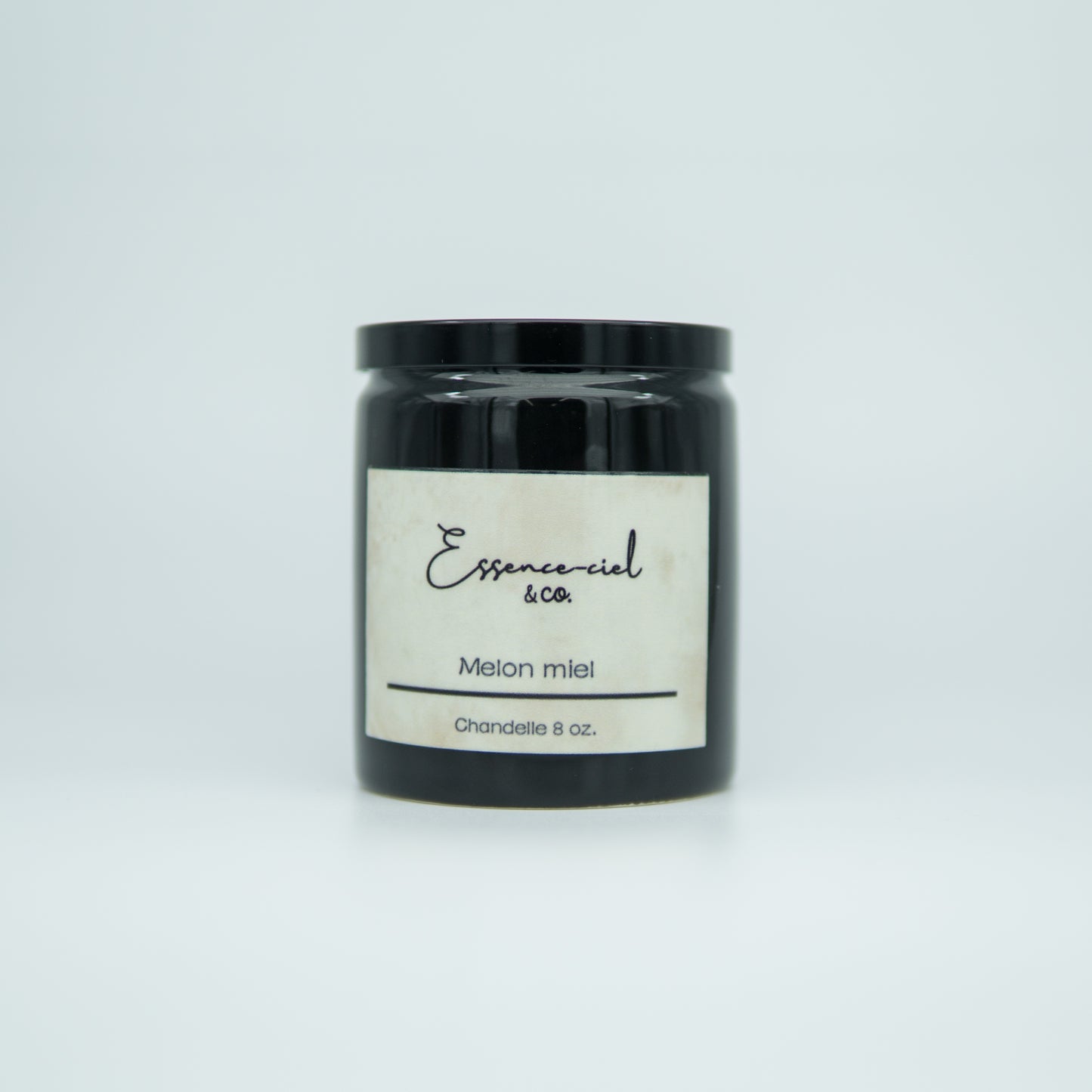 Bougie à une mèche noire