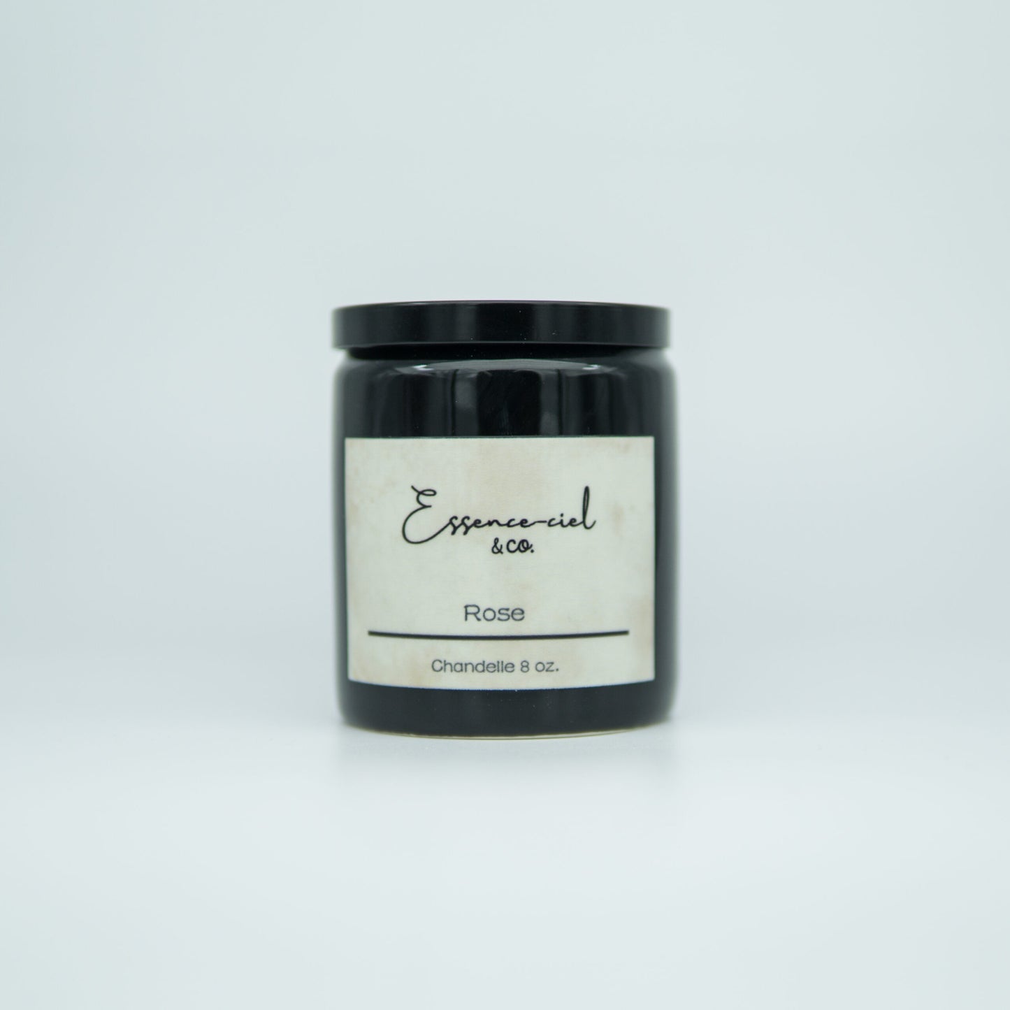 Bougie à une mèche noire