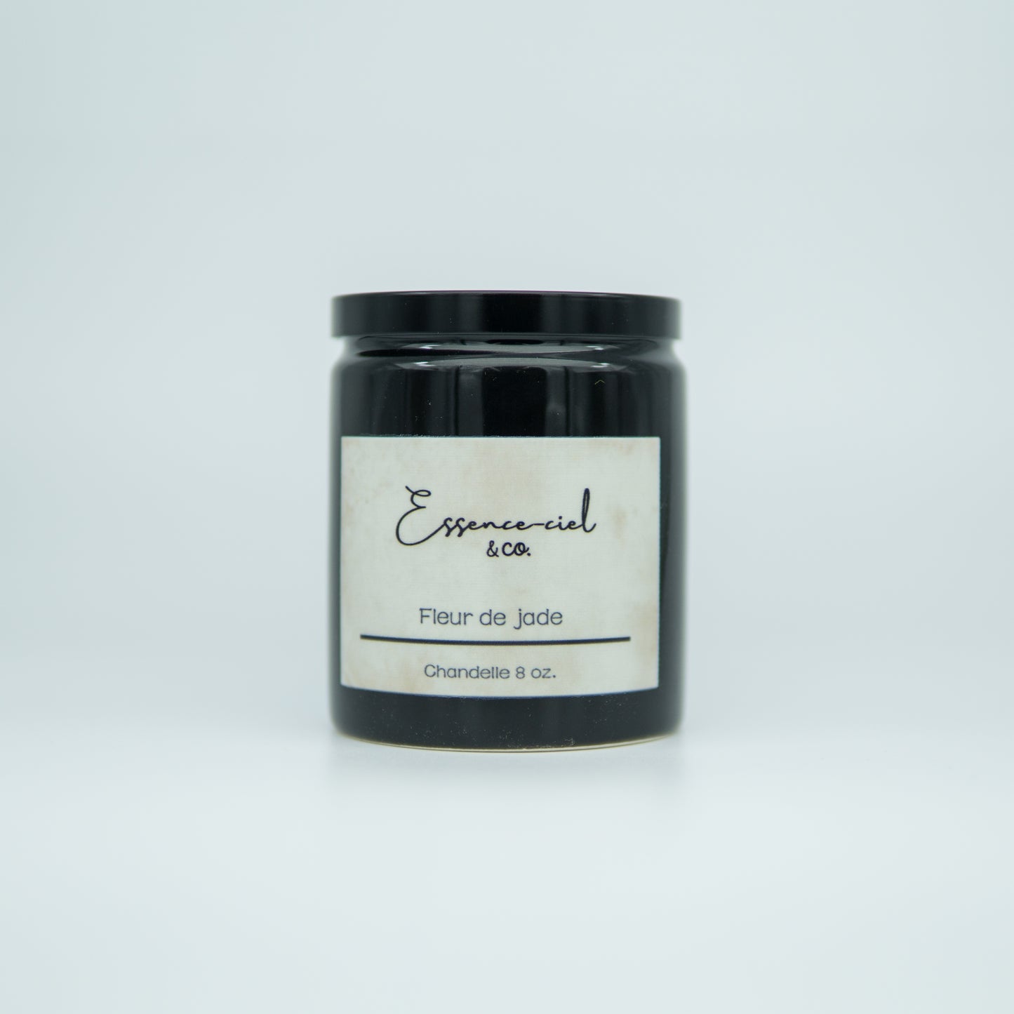 Bougie à une mèche noire