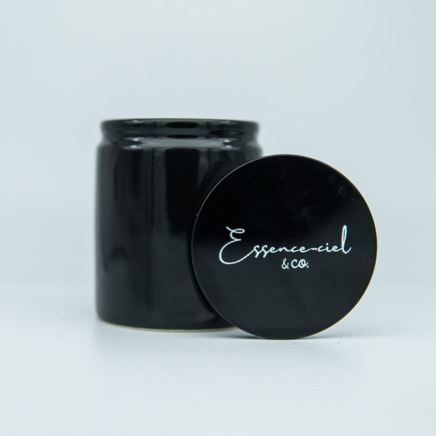 Bougie à une mèche noire