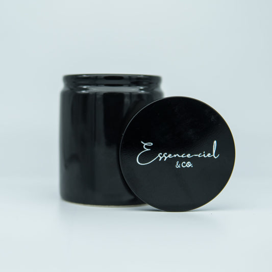 Bougie à une mèche noire